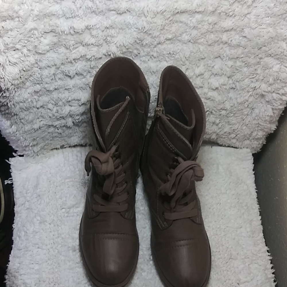 Rampage lace up mid Calf Boots